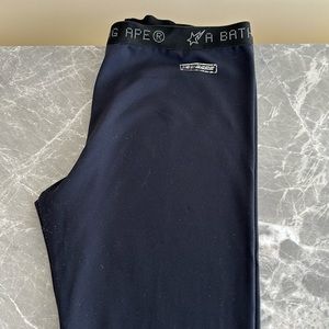 Used A Bathing Ape Leggings size small